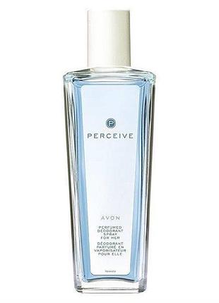 Парфумований спрей для тіла perceive, avon 75 мл