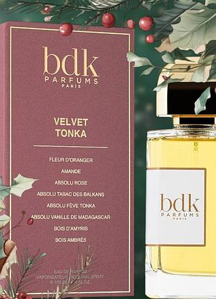 Bdk parfums velvet tonka