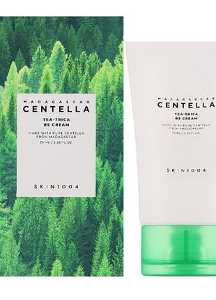 Крем для проблемної та жирної шкіри skin1004 madagascar centella tea-trica b5 cream 75ml