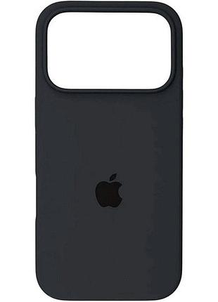Чехол silicone case для apple iphone 17 pro dark grey (темно серый)