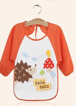 Фартуки для творчества и кормленія помаранчевий