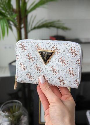 Жіночий гаманець гесс шкіряний портмоне для жінки брендовий кошельок для дівчини guess