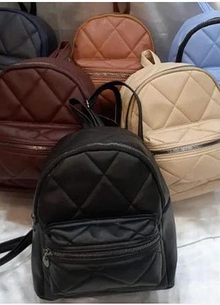 Рюкзак женский эко кожа красный( 6935 )