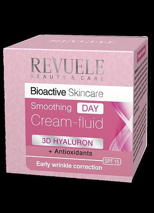 Дневной крем-флюид для лица с гиалуроновой кислотой revuele bioactive skincare 3d hyaluron 50 мл
