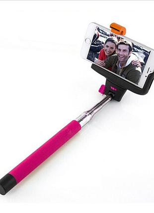 Палка для селфи bluetooth z07-7 розовый