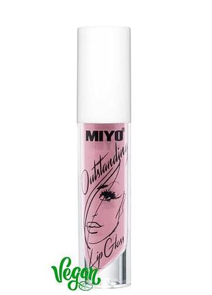 Блеск для губ "outstanding lip gloss" miyo 4 мл 21 for keep on the lips