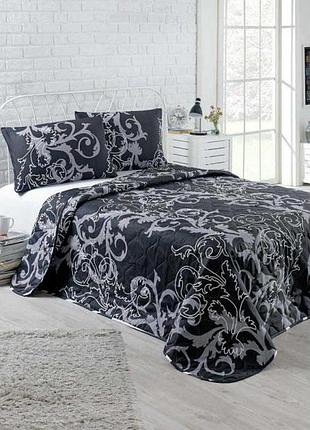 Покрывало стеганое с наволочкой 200х220 mare черный eponj home