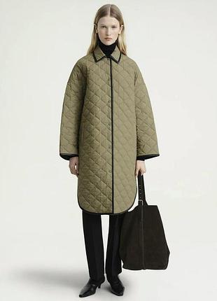 Пальто женское стеганное