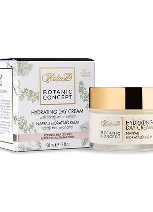Увлажняющий крем для сухой и очень сухой кожи лица дневной helia-d botanic concept 50 мл
