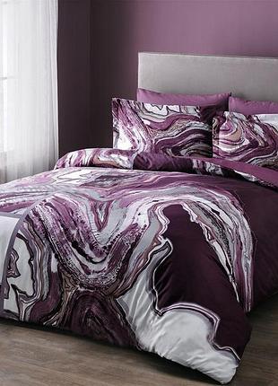 Постельное белье сатин tac delux евро rebel