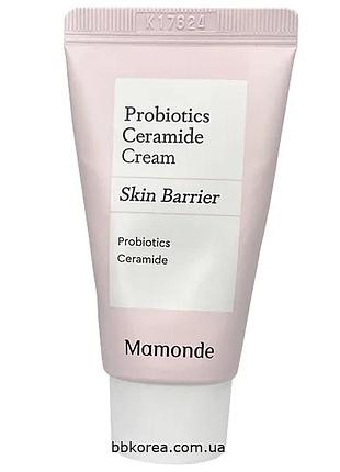 Крем с керамидами для увлажнения и восстановления пробник mamonde probiotics ceramide cream