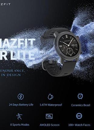 Нові xiaomi amazfit gtr lite 47 smart watch смарт годинник смарт-часы