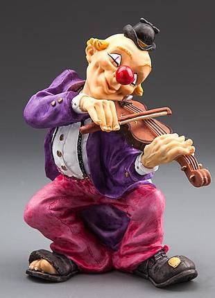 Статуэтка veronese клоун со скрипкой 19 см 66953 cb (1)