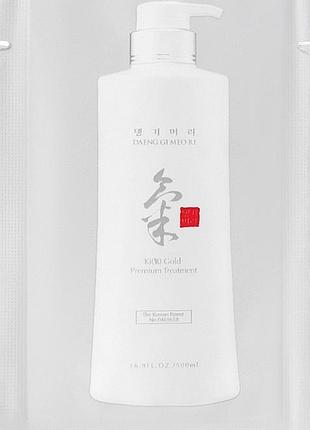 Кондиционер для питания и восстановления волос пробник daeng gi meo ri ki gold premium treatment