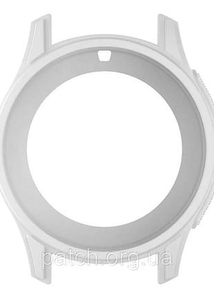 Захисний силіконовий чохол samsung galaxy watch 46 мм / gear s3 frontier. матовий белый