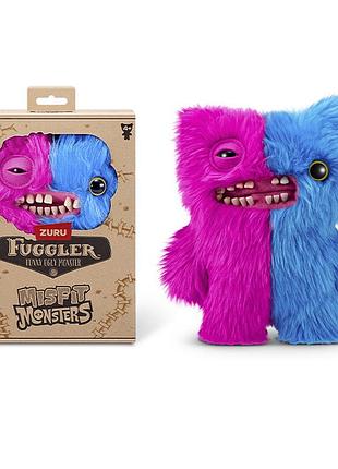 Мягкая игрушка фаглер сине-фиолетовый fuggler misfit monster