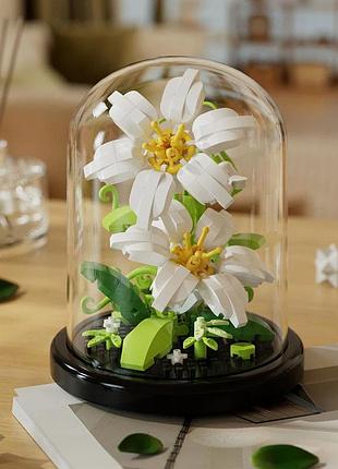 Конструктор "рождественский цветочный горшок" 285 деталей