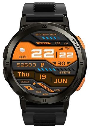 Смарт часы smart kospet tank t2 amoled 1.43 410mah цвет черный