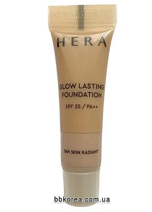Светящаяся люксовая тональная основа пробник hera glow lasting foundation spf25 pa++