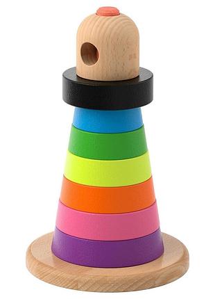 Ikea mula пірамідка різнобарвна, бук 502.948.87