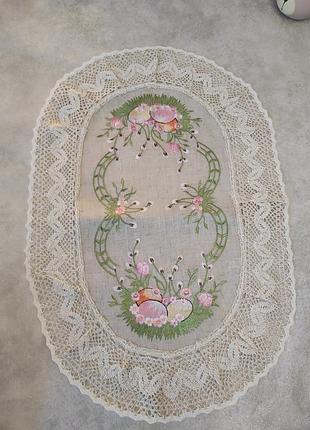 Серветка пасхальна на кішик 60 40 см