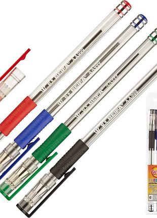 Набор шариковых ручек beifa aa999-4 (4 цв.)