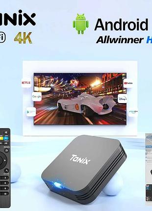 Тв-приставка tanix tx1 1/8gb android 10 (прошита і налаштована) + sweet.tv