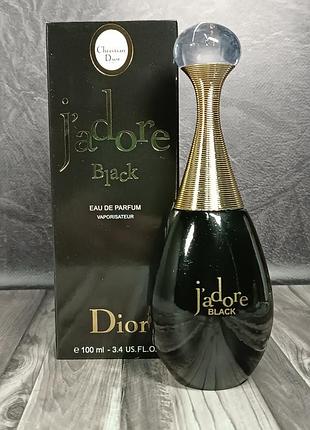Женская парфюмированная вода christian dior j`adore black (кристиан диор жадор блек) 100 мл