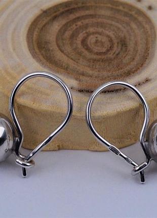 Серьги серебряные "шары" 925 пробы.