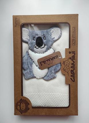 Дитячий в'язаний пледик (тонкий)100*80см туреччина