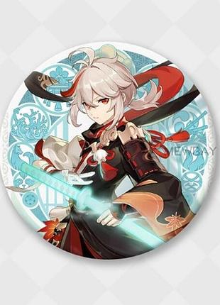 Значек персонаж геншин импакт кадзуха (kazuha)