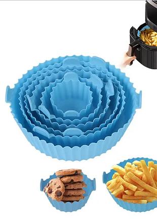Набір форм силіконових для випічки (6 штук) (d:20,16,14,12,10,6 см)