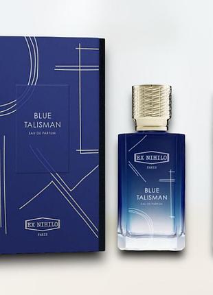 Парфюмированная вода ex nihilo blue talisman пробник 10 мл
