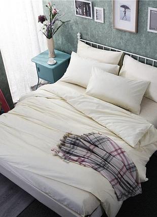 Сатин однотонний milk, №001 (полут. на рез.)