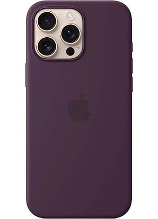 Чехол apple silicone case with magsafe для iphone 16 pro max plum