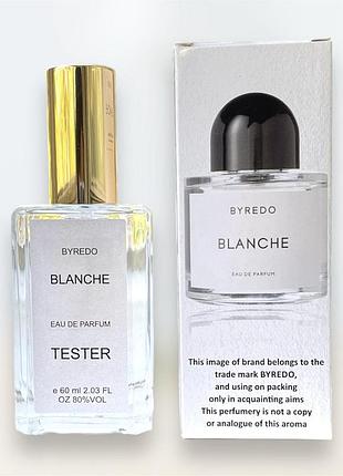 Тестер парфюмированной воды byredo blanche 60 мл