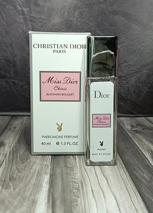 Парфюм женский dior miss dior cherie blooming bouquet (мисс диор блуминг букет) pheromone parfum 40 мл