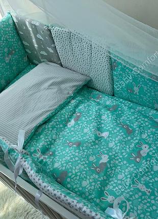 Комплект постельного белья сказка мятный