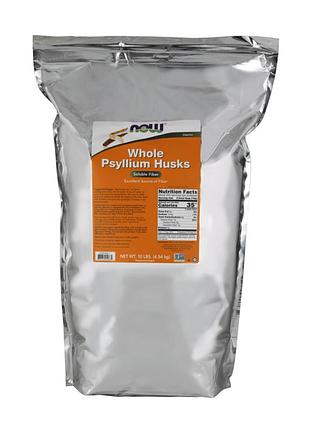 Now foods, цільне лушпиння подорожника, 4540 г