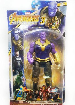 Фигурка танос avenger (17 см) мстители: война бессконечности игрушка марвел