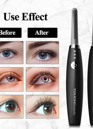 Кисточка для завивки ресниц touch beauty с подогревом, tb-1859, usb