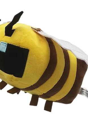 Мягкая игрушка пчела майнкрафт 20 см