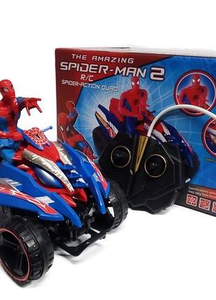Квадроцикл на пульте управления r/c action quad человек-паук