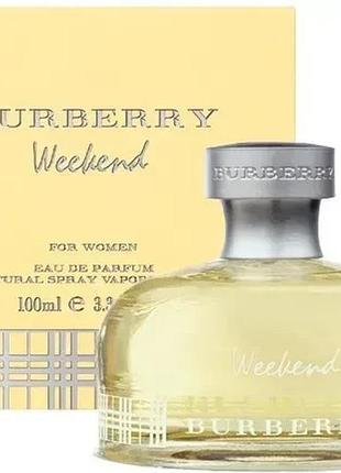 Женский парфюм спрей burberry weekend for women 100 мл