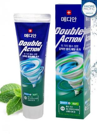 Зубна паста з м'ятою median double action toothpaste mint