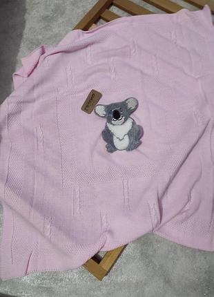 Дитячий в'язаний пледик (тонкий)