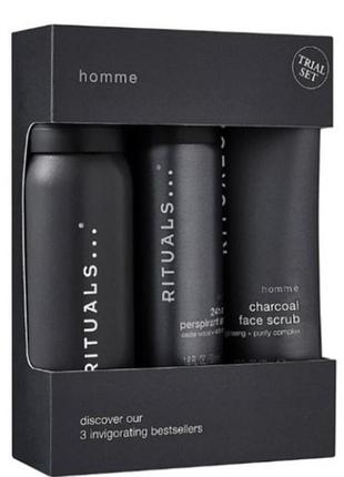 Подарунковий набір для чоловіків rituals the ritual of homme trial set г