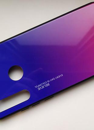Чехол градиент стеклянный для xiaomi redmi note 8t