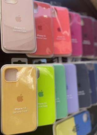 Чохол silicone case для iphone, чохли на айфон, iphone 13,📞📱 в асортименті