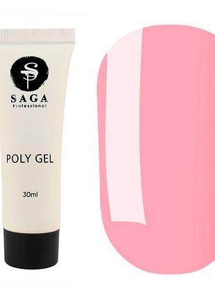 Полигель saga polygel 04 розовый, 30 мл